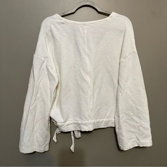 Madewell Texture & Thread wrap top size XXL - Picture 3 of 6